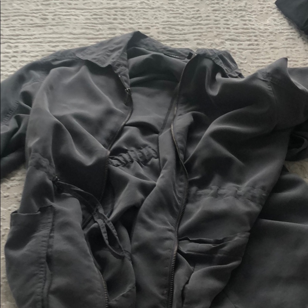 Cute grey zip up jacket